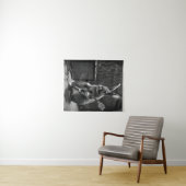 Tenture Bunny Jouer une guitare (En situation (horizontale))