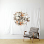 Tenture Bunny Shirt Citrouille du pays (En situation (horizontale))