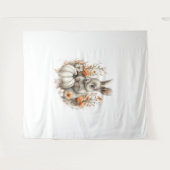 Tenture Bunny Shirt Citrouille du pays (Devant (Horizontal))