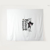 Tenture Bunny Whisperer Funny Lapin Graphisme lapin (Devant (Horizontal))