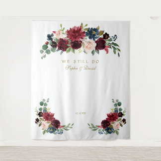 Tenture Burgundy Blush Renouveler La Photo Vows Fond