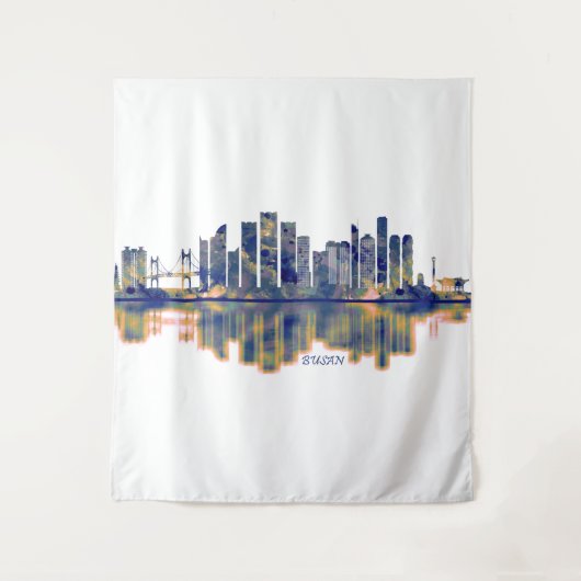 Tenture Busan Skyline (Devant)