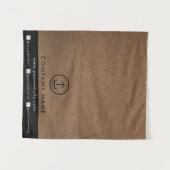Tenture Business Table Runner Banner Linen Logo Social  (Devant (Horizontal))
