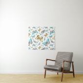 Tenture Butterfly Art Drawing (En situation (horizontale))