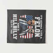 Tenture Ça va prendre Felon et Trump Vance (Devant (Horizontal))