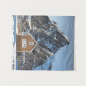 Tenture Cabane jaune de Lofoten (Devant (Horizontal))