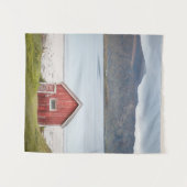 Tenture Cabane rouge Ramberg Lofoten (Devant (Horizontal))