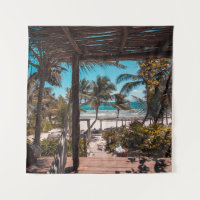 Cabine de Nipa sous les cocotiers