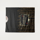 Tenture Cabine de Photographie Anniversaire 50 ans Gold Ca (Devant (Horizontal))