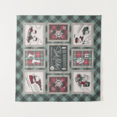 Tenture cacahuètes | Ancien Motif de traîneau (Devant (Horizontal))