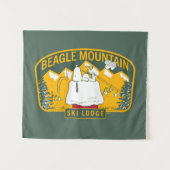 Tenture cacahuètes | Beagle Mountain Ski Lodge (Devant (Horizontal))