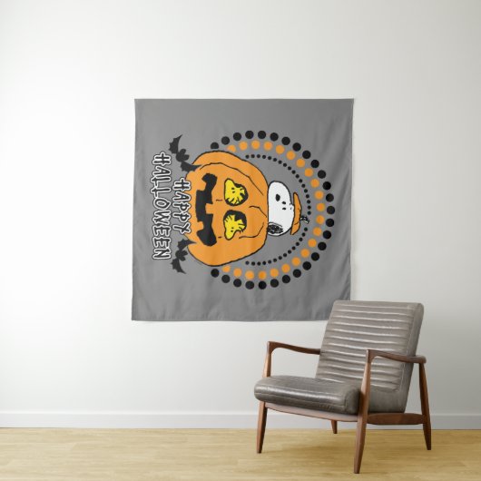 Tenture cacahuètes | Bonne Halloween (En situation (horizontale))