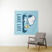 Tenture cacahuètes | Canoë Snoopy & Woodstock (En situation (horizontale))