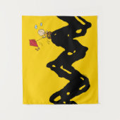 Tenture cacahuètes | Charlie Brown volant Kite (Devant)
