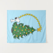 Tenture cacahuètes | Découpage de l'arbre des vacances (Devant (Horizontal))