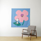 Tenture cacahuètes | Illustration Nature Rose Flower (En situation)