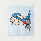 Tenture cacahuètes | Linus et sa couverture (Devant)