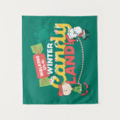 Tenture cacahuètes | Marcher Dans Un Pays De Bonbons D'Hiv (Devant)