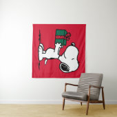 Tenture cacahuètes | Snoopy Christmas Gift Giver (En situation (horizontale))