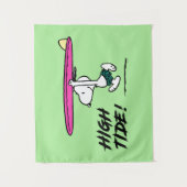 Tenture cacahuètes | Snoopy Courir sur le Surf (Devant)