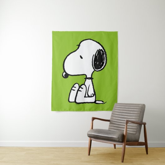 Tenture cacahuètes | Snoopy En Bas (En situation)