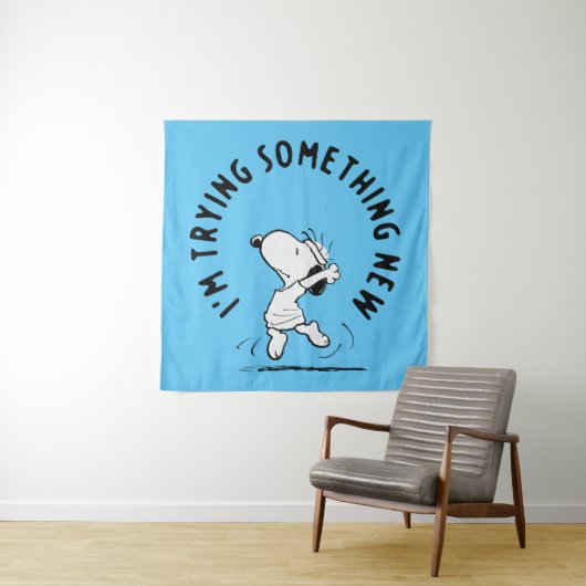 Tenture cacahuètes | Snoopy Essayer Quelque Chose De Nouve (En situation)