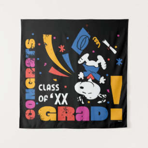 Tenture Cacahuètes Snoopy Félicitations Diplômé Remise des