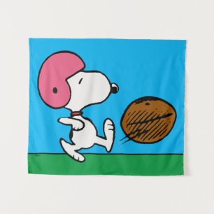 Tenture cacahuètes   Snoopy Football Kicker