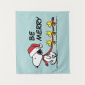 Tenture cacahuètes | Snoopy & Friends Winter Scarf (Devant)