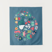 Tenture cacahuètes | Snoopy Holiday Happiness Heart (Devant)