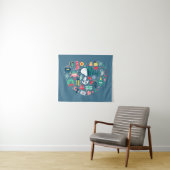 Tenture cacahuètes | Snoopy Holiday Happiness Heart (En situation (horizontale))