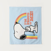 Tenture cacahuètes | Snoopy Je suis fier de moi (Devant)