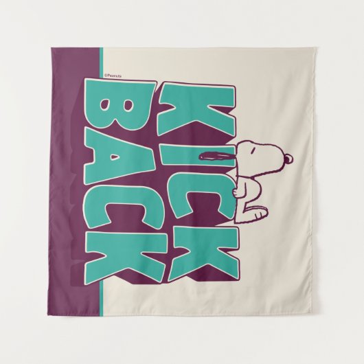 Tenture cacahuètes | Snoopy Kickback (Devant (Horizontal))