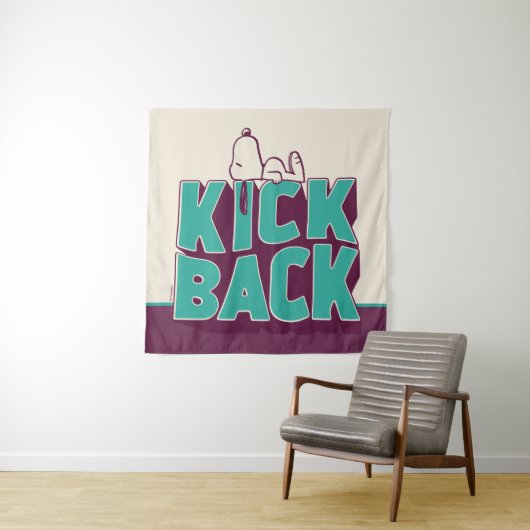 Tenture cacahuètes | Snoopy Kickback (En situation)