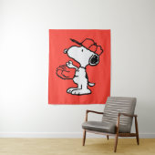 Tenture cacahuètes | Snoopy Making the Catch (En situation)