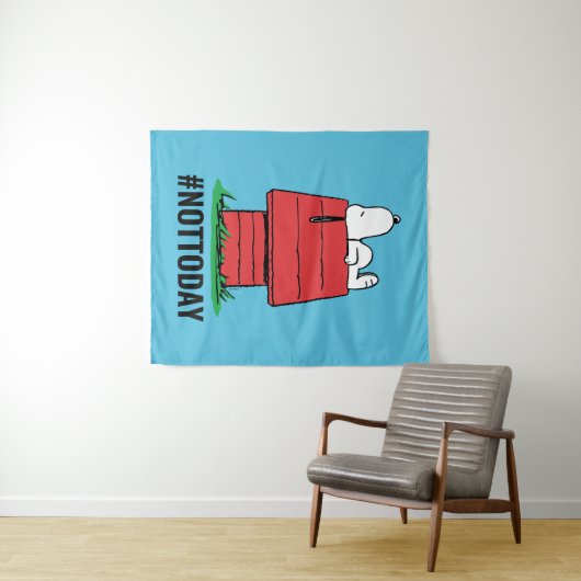 Tenture cacahuètes | Snoopy Napping (En situation (horizontale))