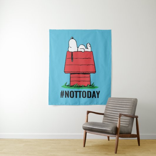 Tenture cacahuètes | Snoopy Napping (En situation)