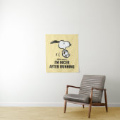 Tenture cacahuètes | Snoopy Running (En situation)