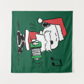 Tenture cacahuètes | Snoopy Santa Claus Accordian (Devant (Horizontal))