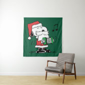 Tenture cacahuètes | Snoopy Santa Claus Accordian (En situation)