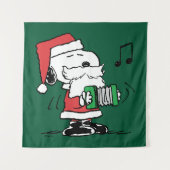 Tenture cacahuètes | Snoopy Santa Claus Accordian (Devant)