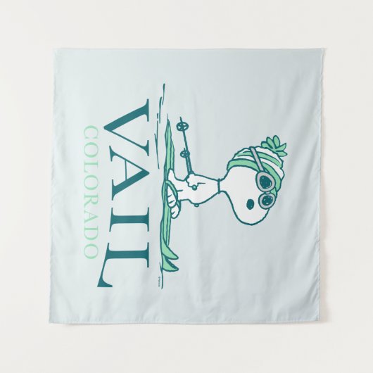 Tenture cacahuètes | Snoopy Vail Colorado (Devant (Horizontal))