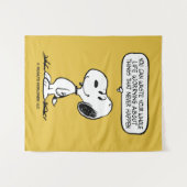 Tenture cacahuètes | Snoopy Vous ne pouvez pas regarder to (Devant (Horizontal))