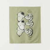 Tenture cacahuètes | Snoopy Walking Tall (Devant)