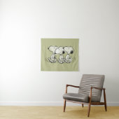 Tenture cacahuètes | Snoopy Walking Tall (En situation (horizontale))