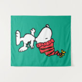 Tenture cacahuètes | Snoopy Winter Beanie Casquette (Devant (Horizontal))