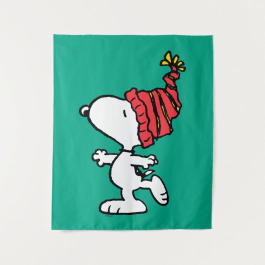 Tenture cacahuètes | Snoopy Winter Beanie Casquette (Devant)
