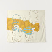 Tenture cacahuètes | Snoopy & Woodstock Ciao (Devant (Horizontal))