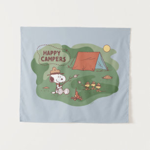 Tenture cacahuètes   Snoopy & Woodstock Happy Campers 2