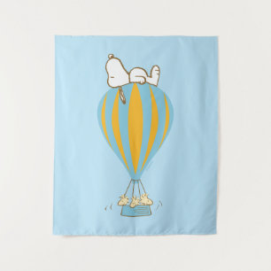 Tenture cacahuètes Snoopy & Woodstock Hot Air Balloon